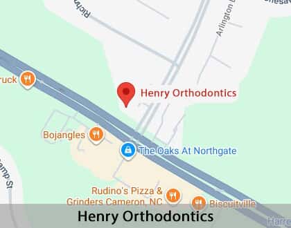 Map image for Adult Orthodontics in Cameron, NC